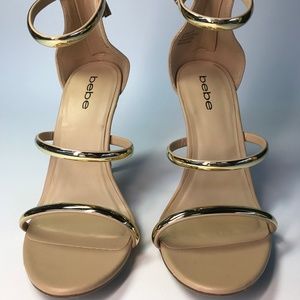 Bebe Berdine strappy sandals Size 8.5